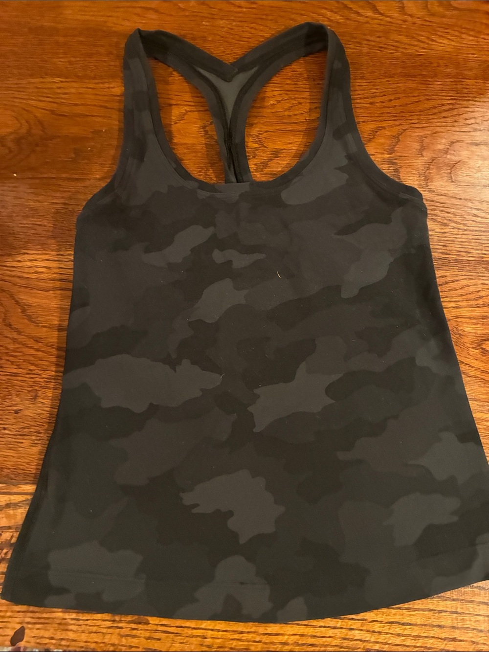 lululemon athletica Black Camo Racerback Tank